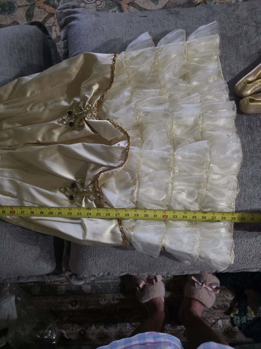 Custom Mardi Gras Court Princess Gown Complete Ensemble - Picture 3 of 9